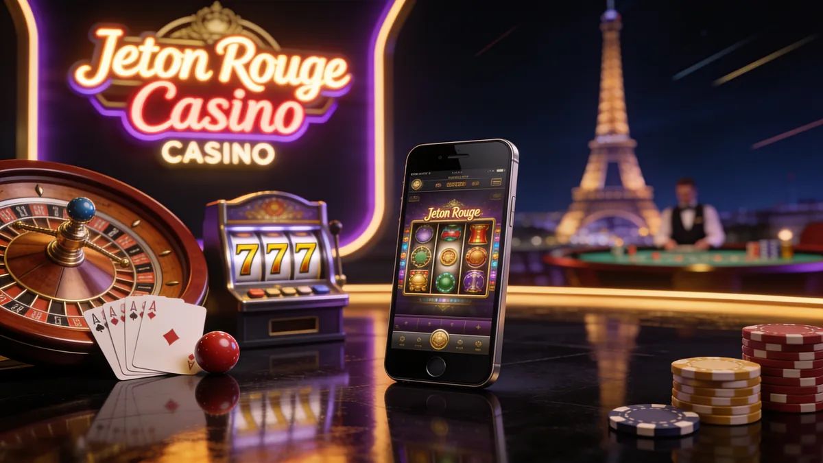 Application sur Android — jeton rouge casino en France